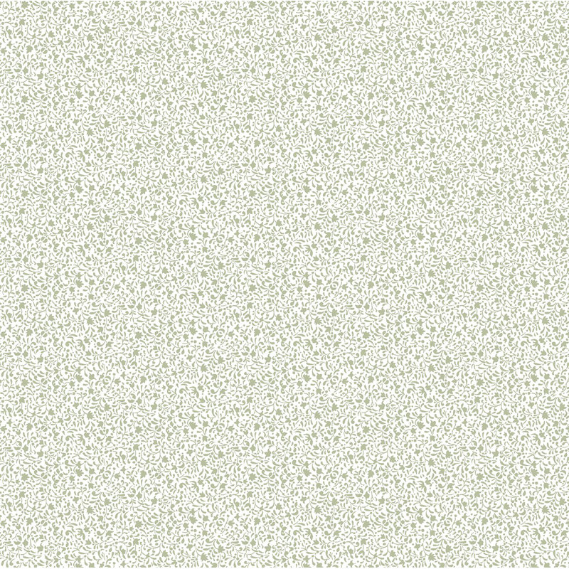 Nerijus Little Explorers 2 Tiny Botanical Flowers Wallpaper Roll, Green