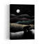 Bear Under Starry Night Abstract Contemporary Bear Landscape Mountain Wall Art Print-958005694