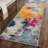 Noires Abstract Ivory/Gray/Blue Area Rug-1532949472