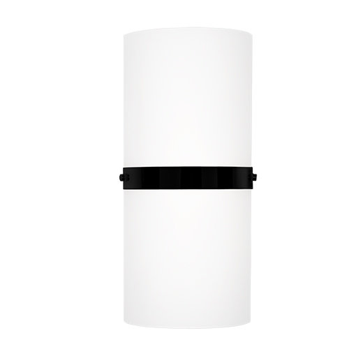 Harrow 1 - Light Flush Mounted Sconce, Black