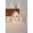 Textured Coffee Bronze Vanity Lights With Clear Glass Shade-306131065-302156045