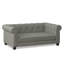 Élégant lit pour animaux de compagnie rectangulaire pour petits et moyens chiens, canapé-lit surélevé durable, canapé pour chien confortable, canapé pour chien en lin moderne et tendance-191779561