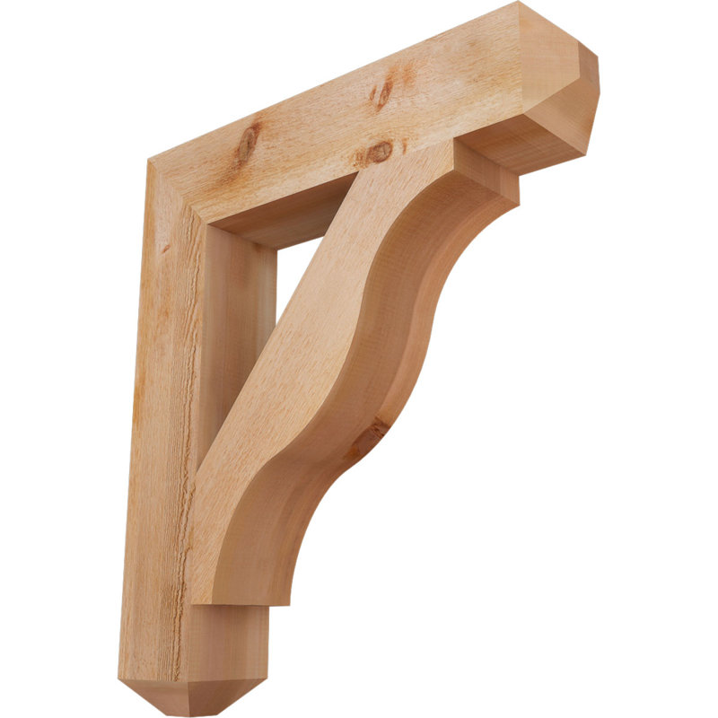Support pour artisan Funston, H 34 po x l 6 po x P 30 po, Sciage brut, Cèdre rouge