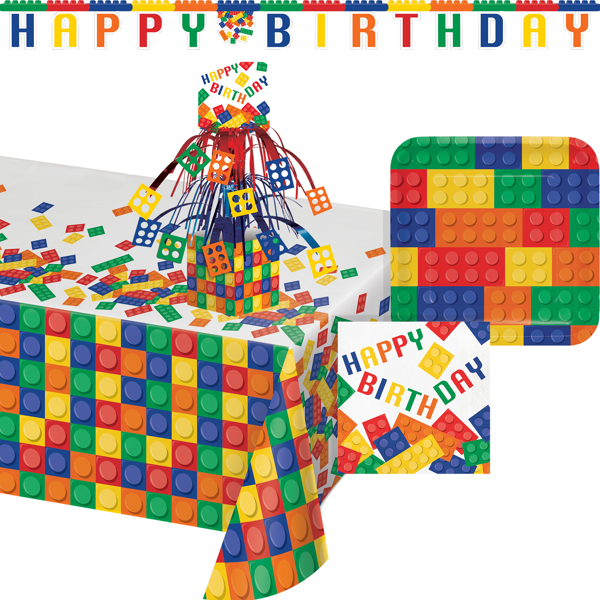 Birthday Party Supplies and Party Decorations All-in-One Pack with