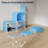Modular DIY Plastic Shoe Storage Cabinet with Doors, 6-Cube Portable Shoe Organiser, Space-Saving for Hallway, Bedroom & Living Room-1508324893