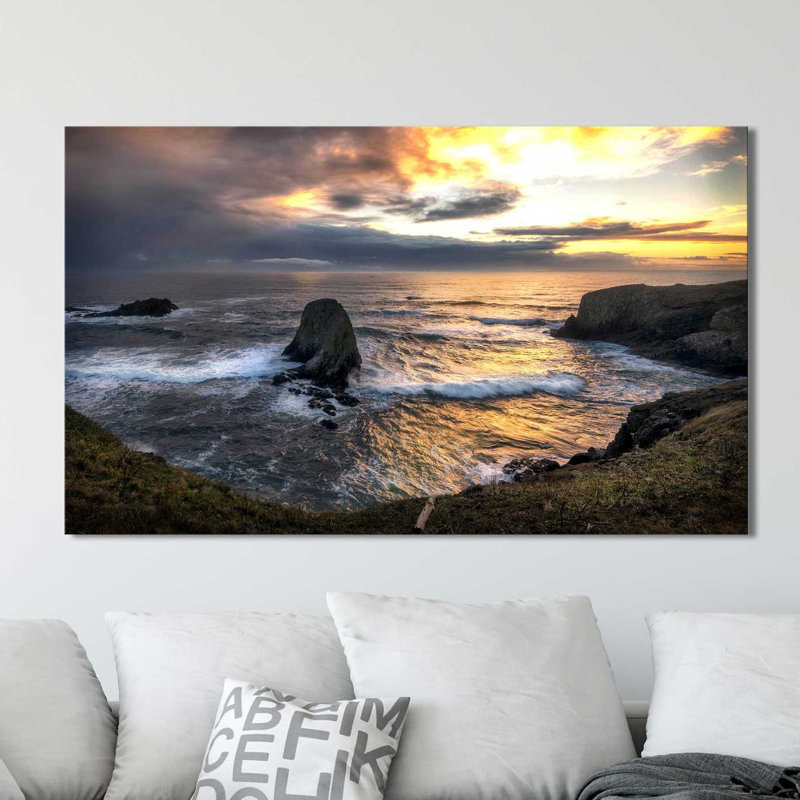 «Ripples», reproduction de photo, H 18 po x l 30 po x P 1 po, Toile tendue