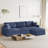 WEUP 113" Modular Sectional Sofa With Storage Ottoman, 4 Seat Sofa Set With Two Pillows Included-1389712500