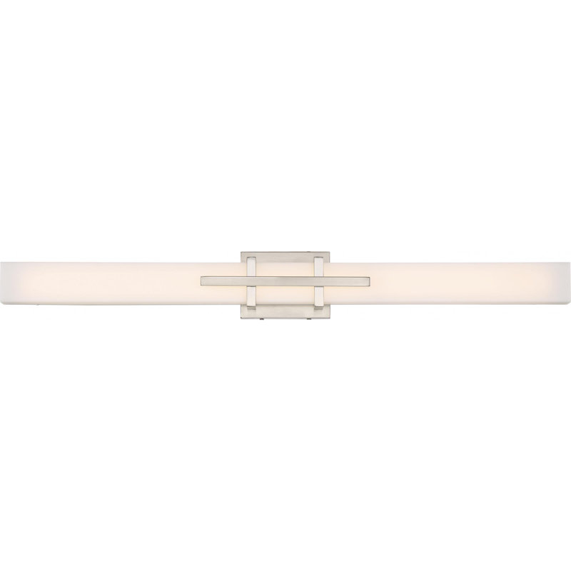 Maclachlan Vanity Light, Polished Nickel