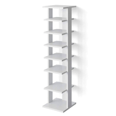 7 Pair Stackable Shoe Rack