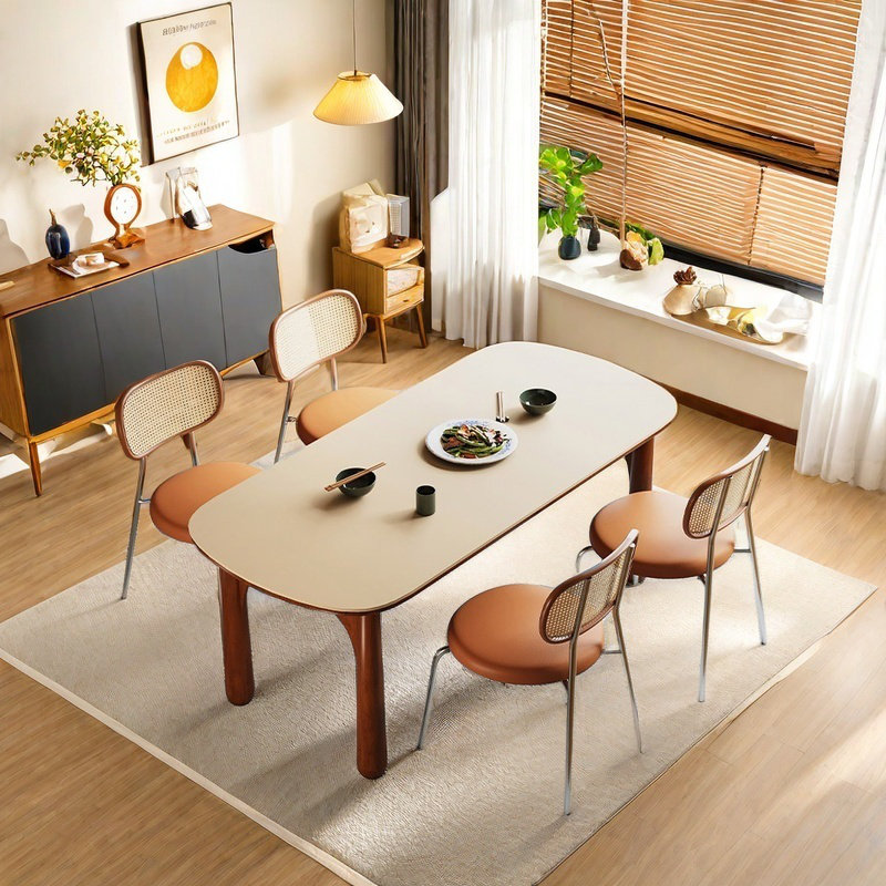 Ensembles de table de salle à manger en bois massif., H 29,53 po x L 62,99 po x l 31,5 po