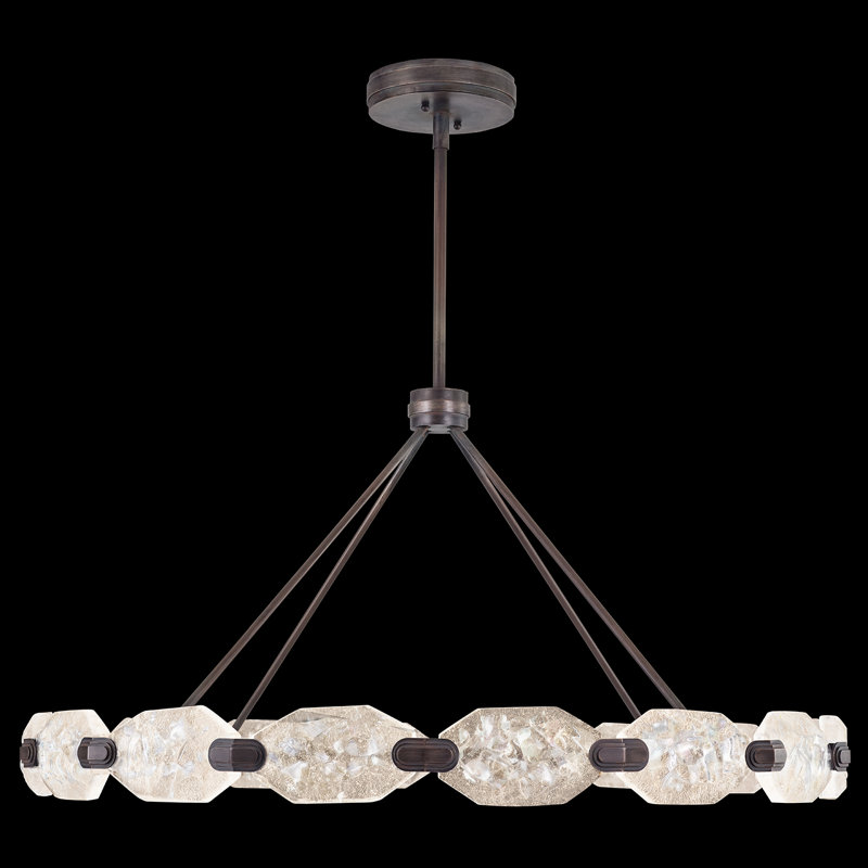 Lustre rond 48,5 po Allison Paladino, Bronze patiné