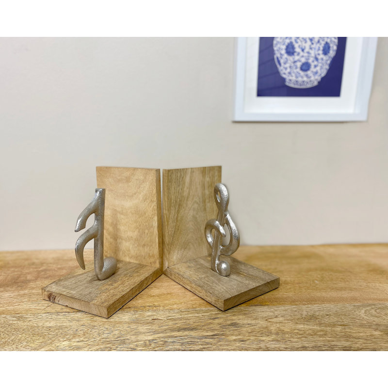 Wood Bookends