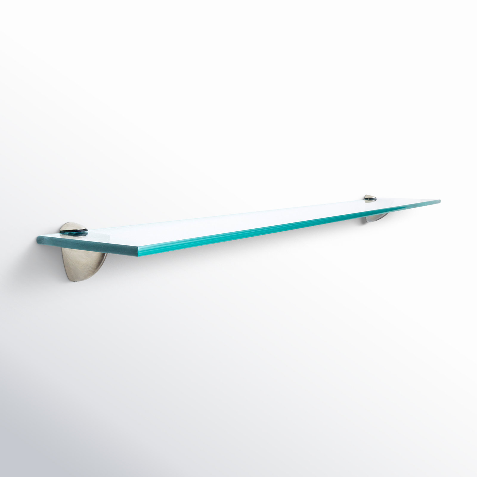 Earlham Glass Bracket Shelf, 2.26" H x 36" W x 6" D