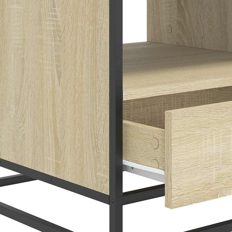 Coffee Table with Storage, Sonoma Oak