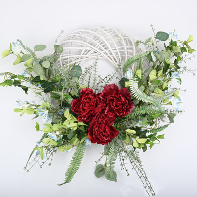 Delcastillo Eucalyptus Peony 26" Wreath