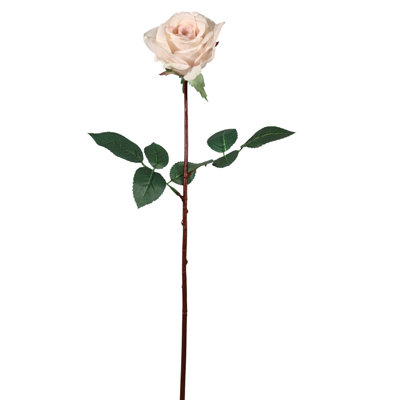 2pc 27'' Real Touch Mauve Rose – 4'' Bloom Faux Flowers