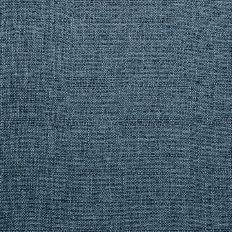 Chaise d'appoint - siège et dossier rembourrés en tissu bleu avec finition en noyer, Bleu