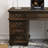 Dark brown nine-drawer strong storage writing desk