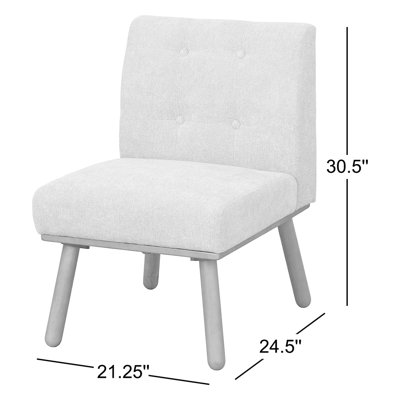 Upholstered Slipper Chair