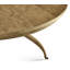 Solar Round Walnut Wood Dining Table-1000527797