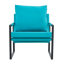 Ensemble de 2 pièces de canapé Modern. Chaise avec accoudoirs rembourrés en cuir polyuréthane