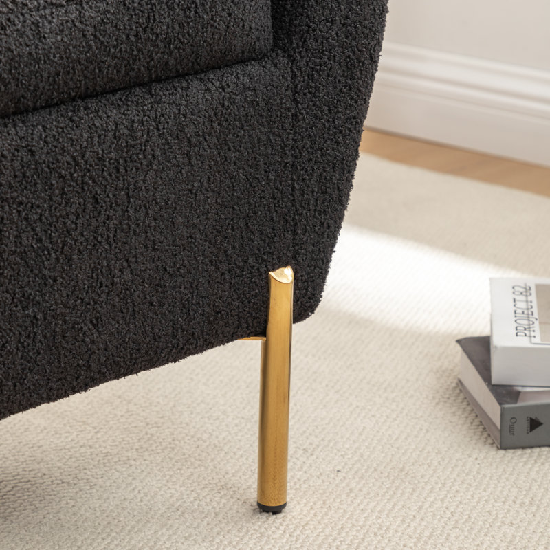 Leaysia Upholstered Flip Top Storage Bench, Black