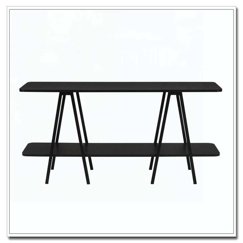 Console de 47,24 pouces de long, Noir