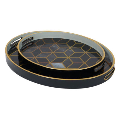 Geometric Tray - Set of 2