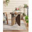 Tables de bout rondes en bois