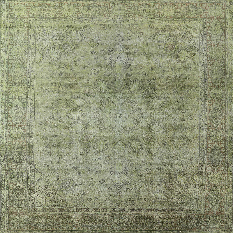 Ahnesti Oriental Indoor Rug, Square 3'