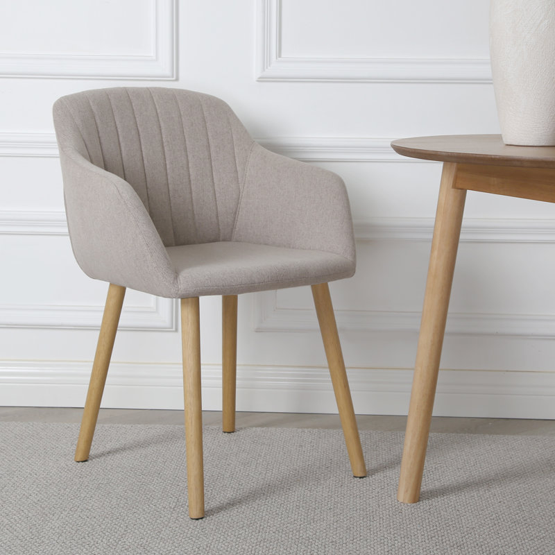 Upholstered Armchair, Beige