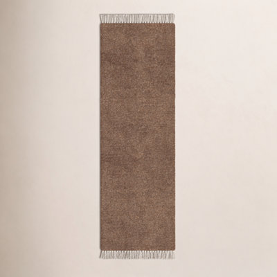 Clio Hand-Loomed Dark Gray Wool Rug
