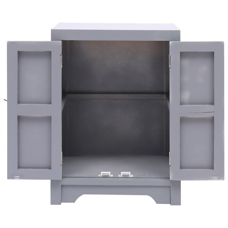 Treetrunk 38 cm W Bedside Table, Grey