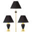 Lampe en céramique 3 pièces-44076319-44076317
