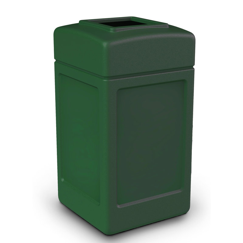 Poubelle PolyTec 42 gallons, Forêt verte