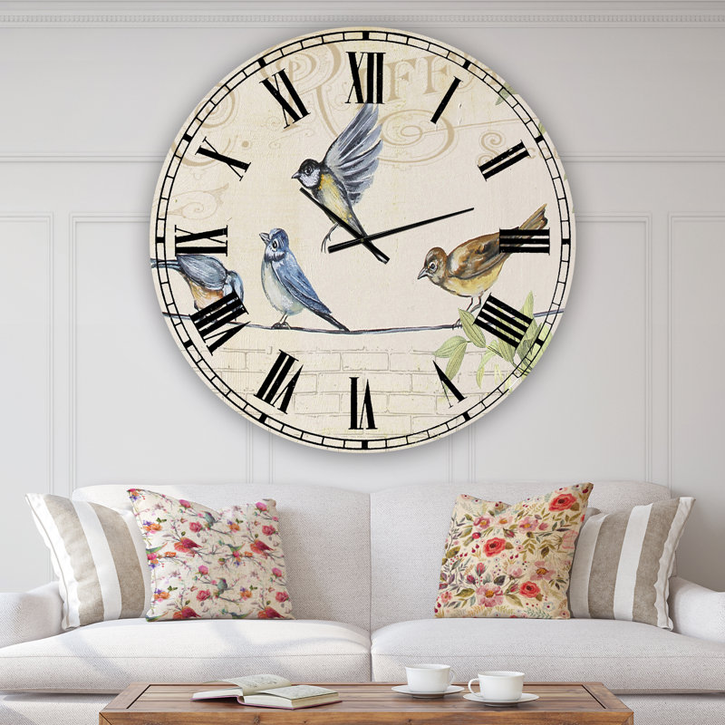 Horloge murale grande maison, Moyen