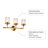 3-Light Dimmable Textured Bathroom Vanity Light ETL Certified