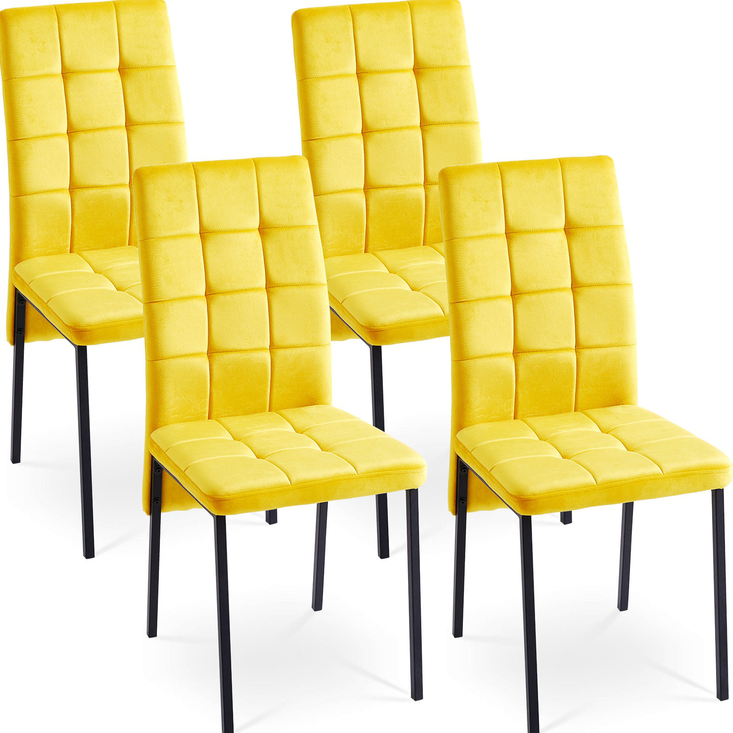 Everly Quinn Set Of 2 High Back Dining Chair, Modern Chair Wayfair