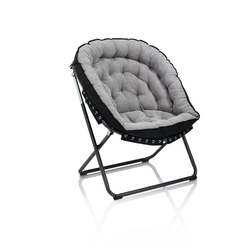 Aureana Velvet Slipper Chair, Light Grey