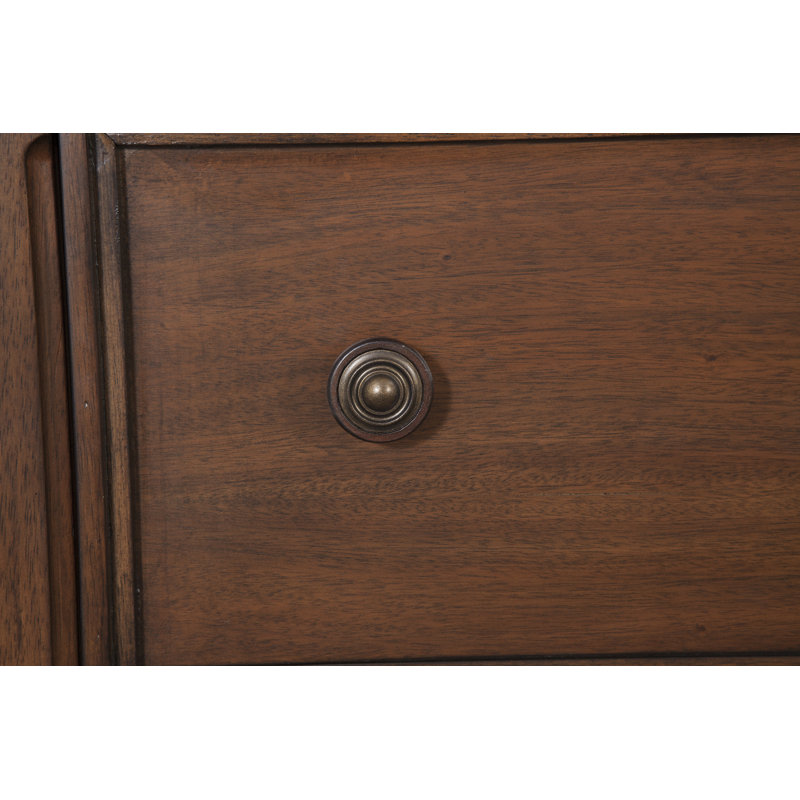Edgartown 40'' W 5 - Drawer Dresser, Cinnamon Cherry