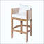 Tabouret d'extérieur, corde avec coussin, ensemble de 2