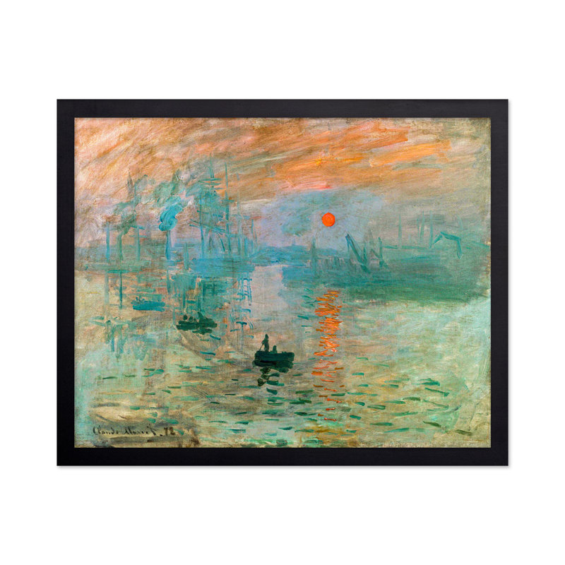Claude Monet - Impression Sunrise No2, Unframed, Poster, 08"H x 10"W