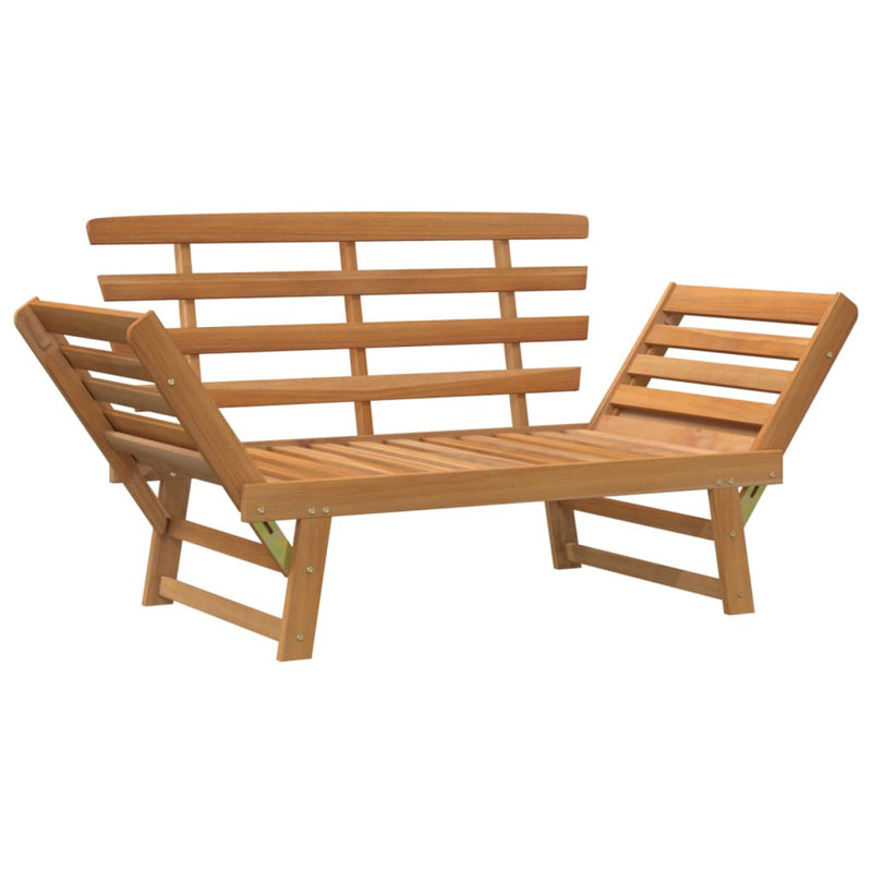 Tonasket Solid Wood Acacia Outdoor Bench