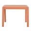 Patio brun abricot avec 2 chaises et une table, siège moelleux, structure antirouille, table basse d'appoint 2 chaises à assemblage rapide, brun, éponge haute, revêtement luxueux, installation-534009662