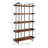 Bookshelf, Wooden, Iron Frame