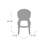 Arroliga Wood Upholstered Backless Swivel Stool-1273789496-1258026825