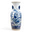 Porcelain Vase Phoenix Lotus Blue White