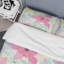 Colorful Flower On Cream Polyester Floral Duvet Cover-1257193164