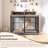 Large Dog Crate With Lockable Wheels-961337443