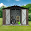 Remises de jardin en métal 8 pi x 6 pi
